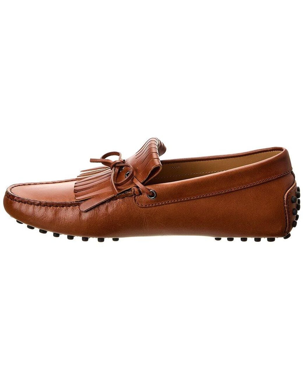 Tod's Brown Leather Loafer for men