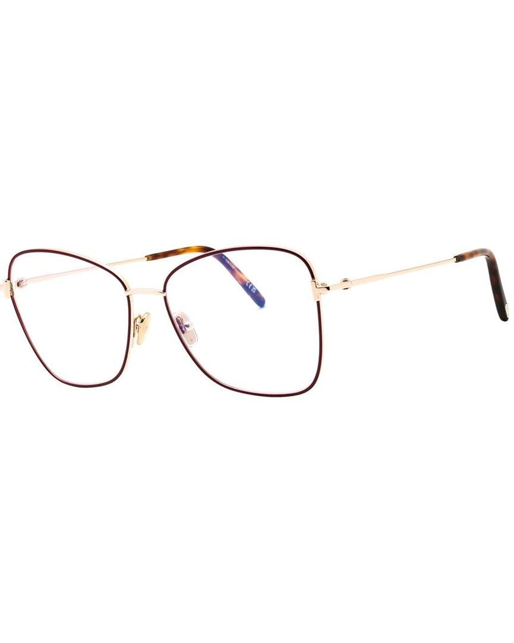 Tom Ford Red 55Mm Optical Frames