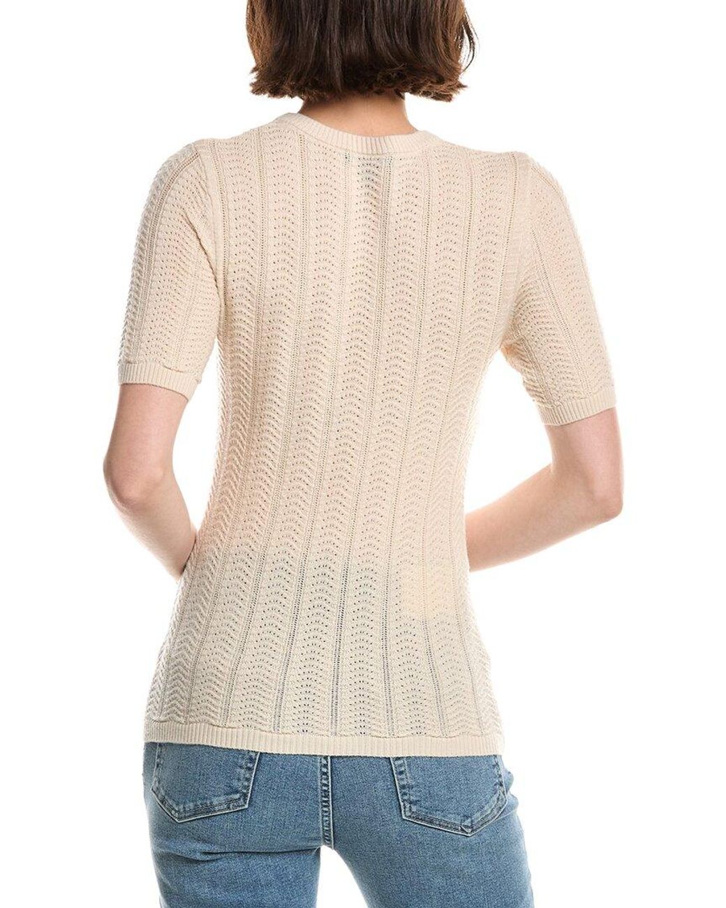 Rag & Bone Blue Francesca Wool Sweater