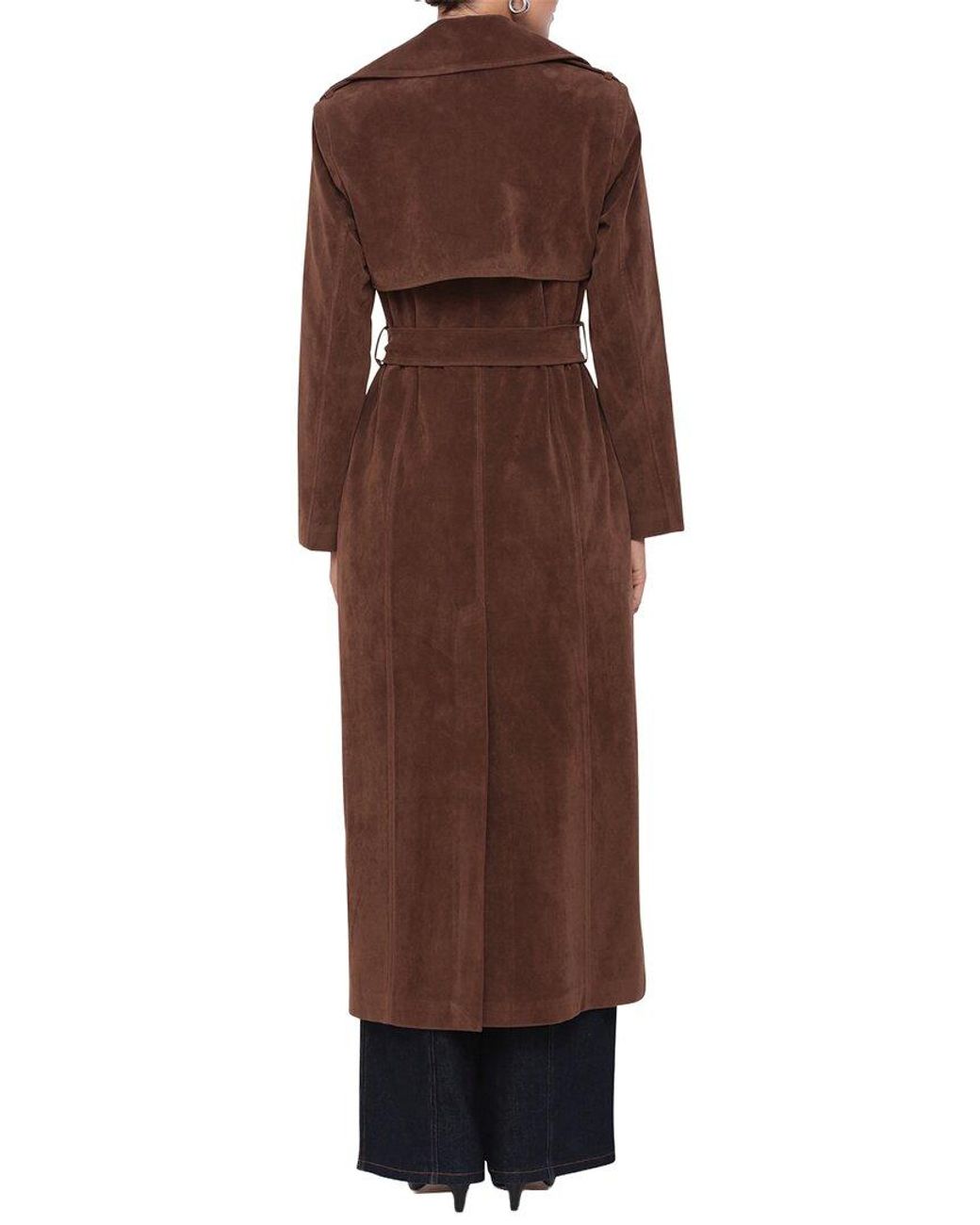 Avec Les Filles Brown Trench Coat