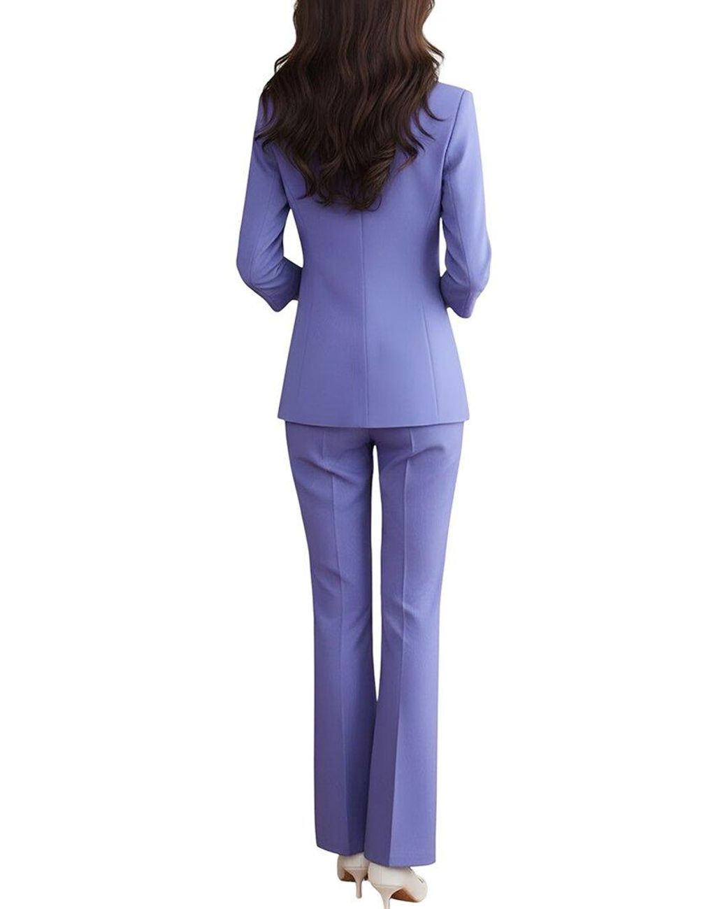 FLORIDA CLOTHING Blue 2Pc Jacket & Pant Set