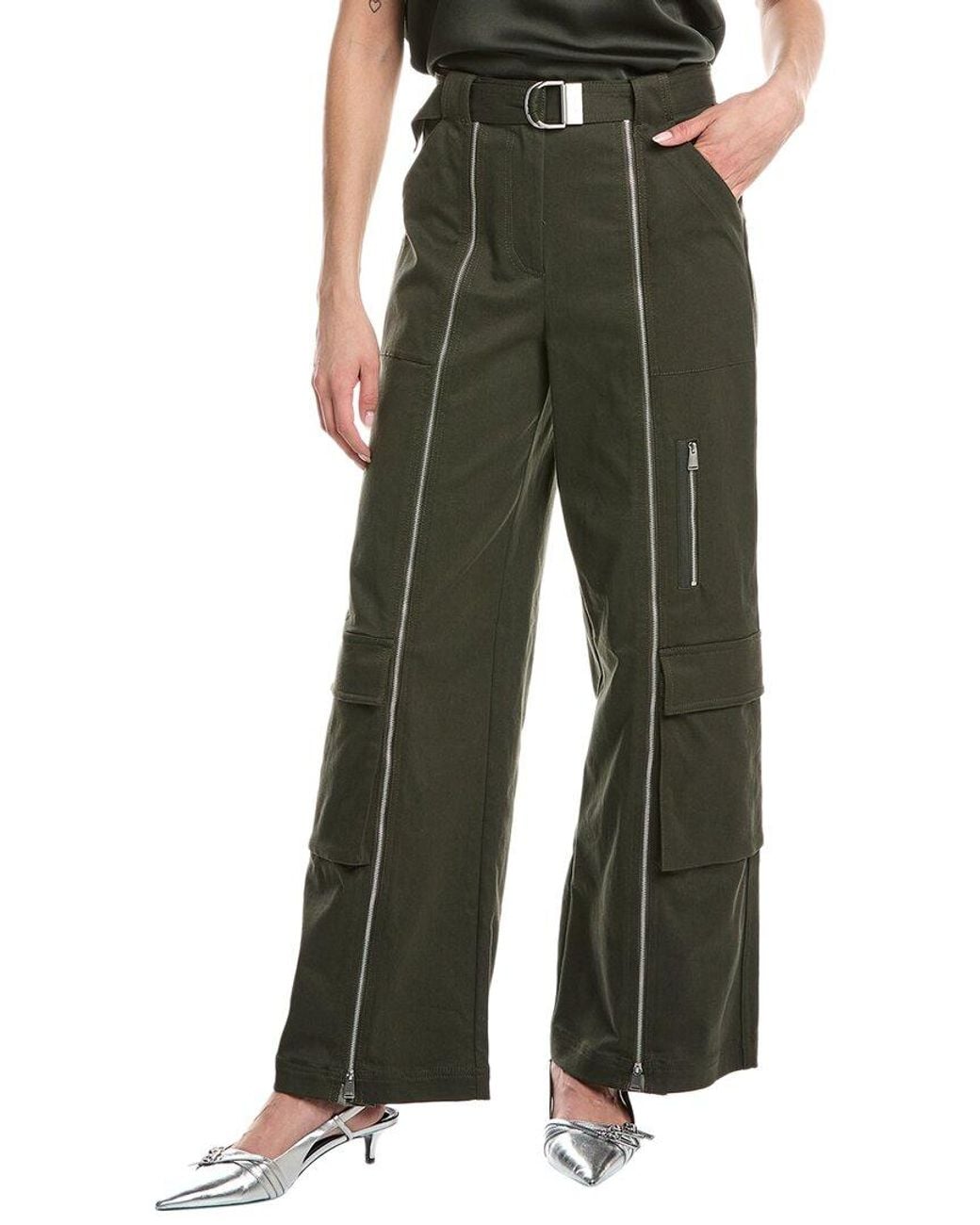 Jonathan Simkhai Green Fabiana Belted Pant
