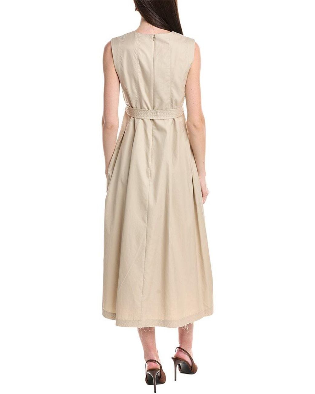 Max Mara Natural Amina Midi Dress