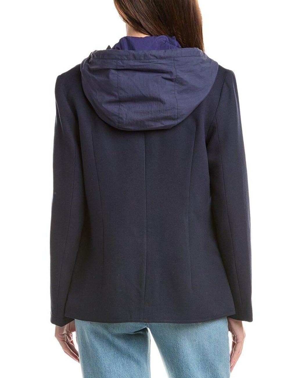 Rag & Bone Blue Zora Combo Wool-Blend Blazer