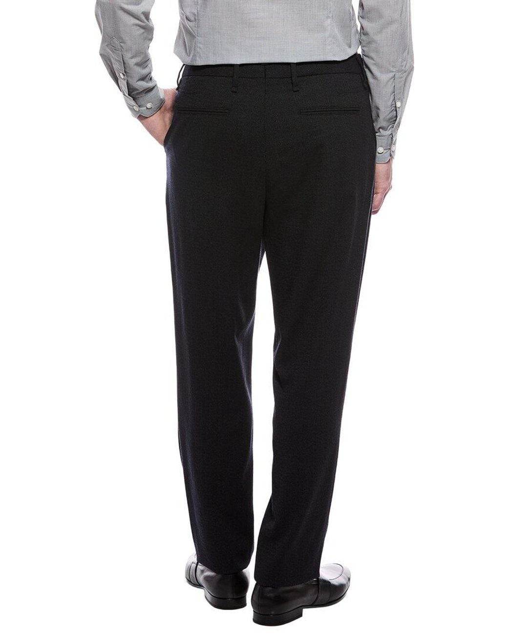 Rag & Bone Black Evan Italian Wool Trouser for men