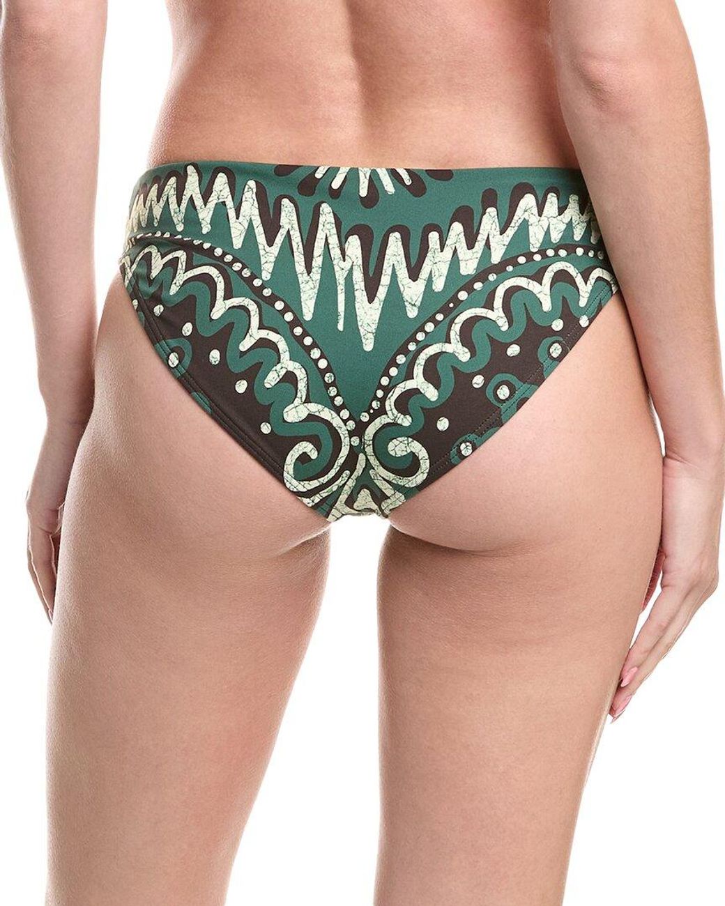 Sea Green Charlough Print Bikini Bottom