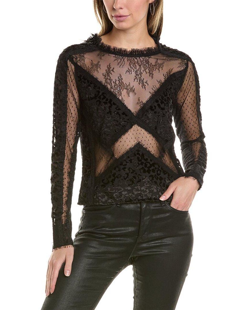 Mila Top Black & White - (2 for €35)
