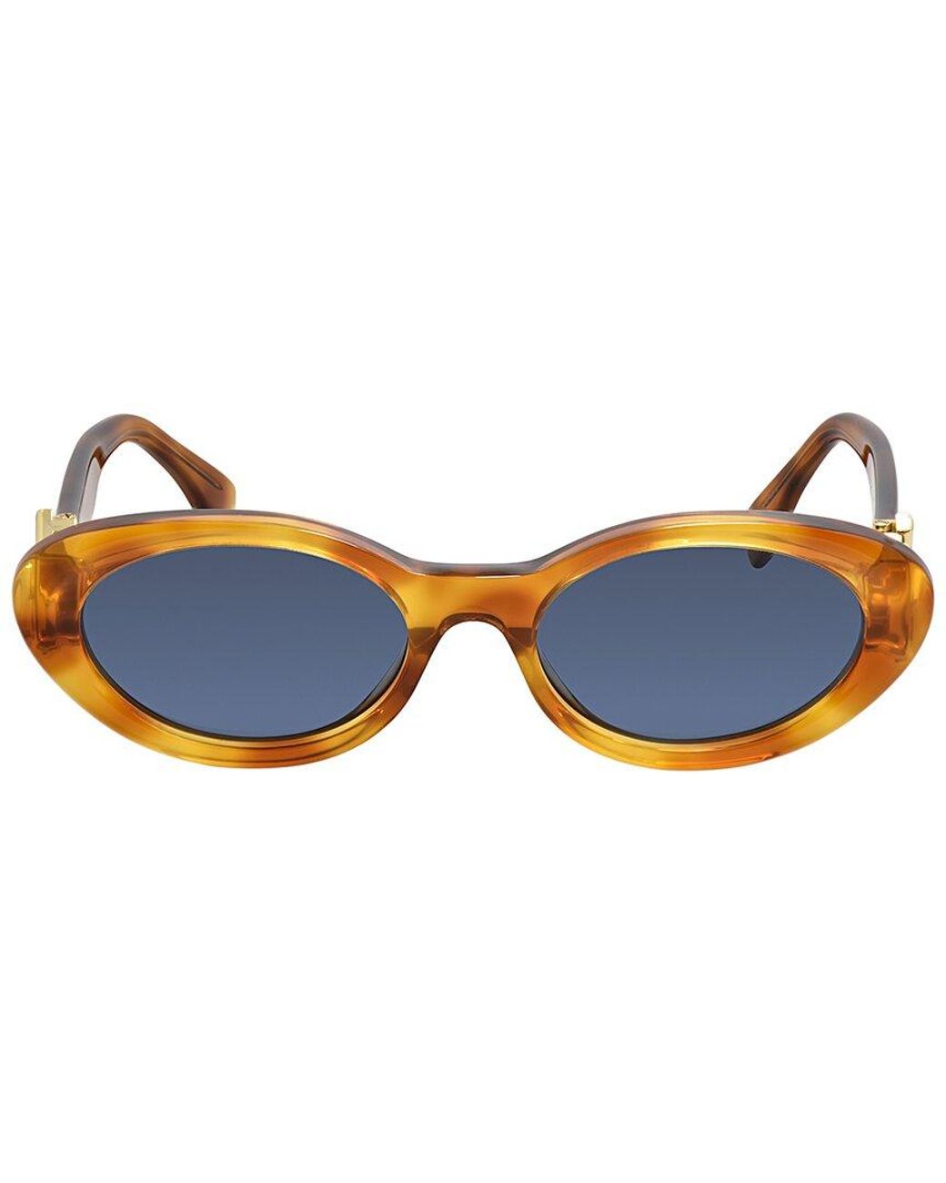 Fendi Blue Ff Diamonds 53Mm Sunglasses