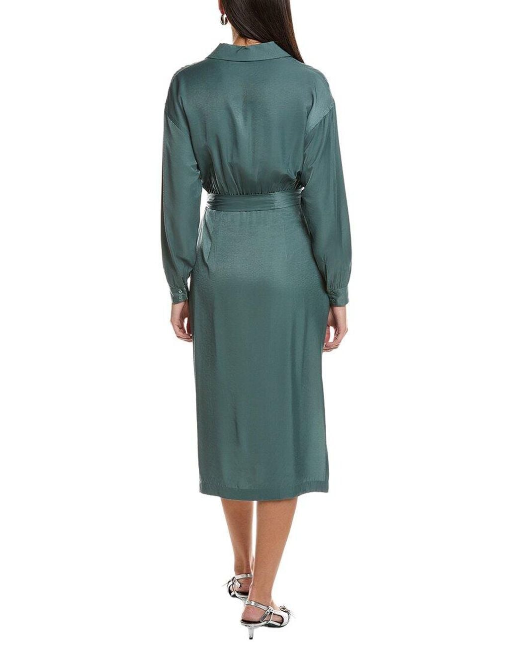 Peserico Green Midi Shirtdress