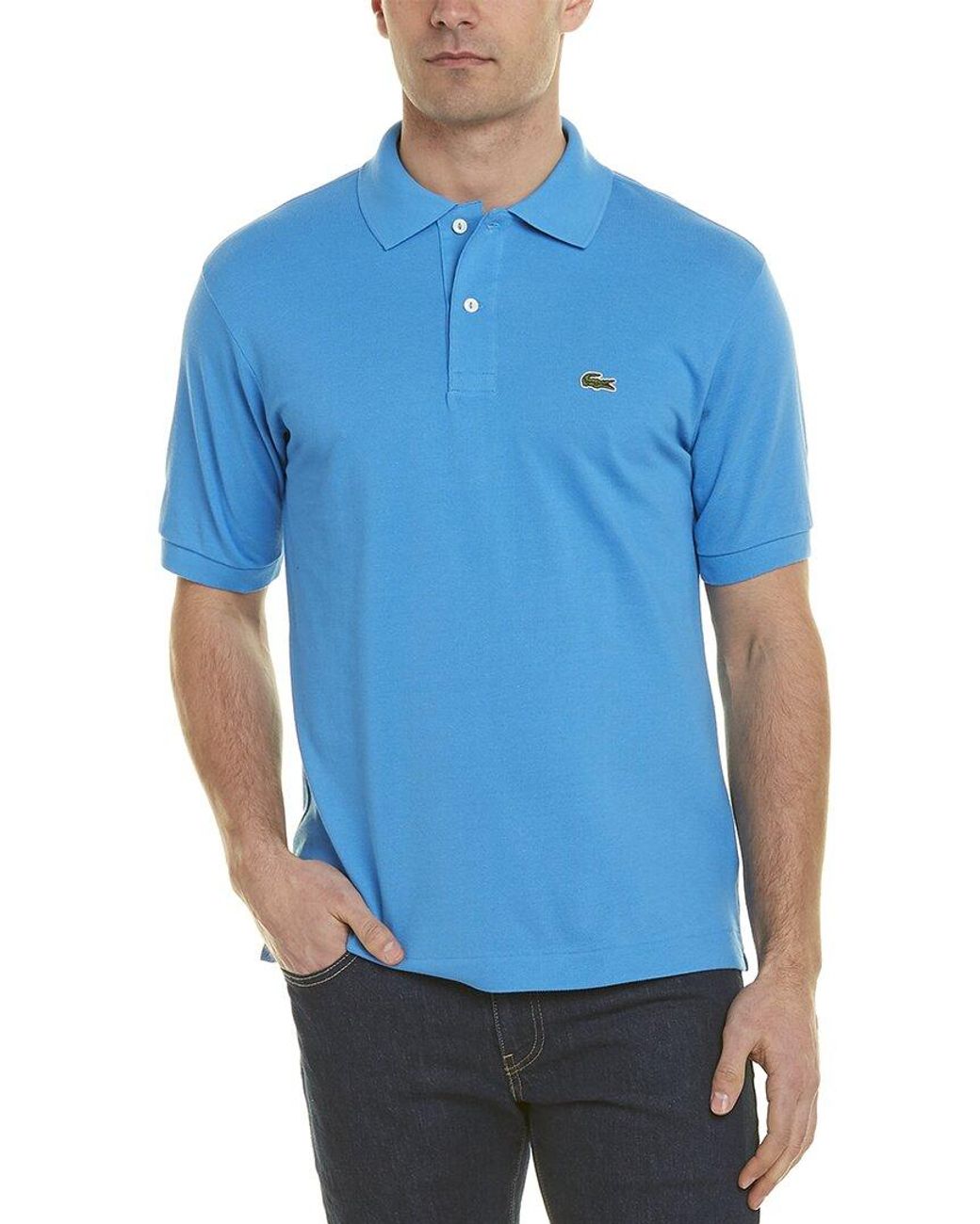 Lacoste L1212 Classic Fit Polo Shirt in Blue for Men | Lyst