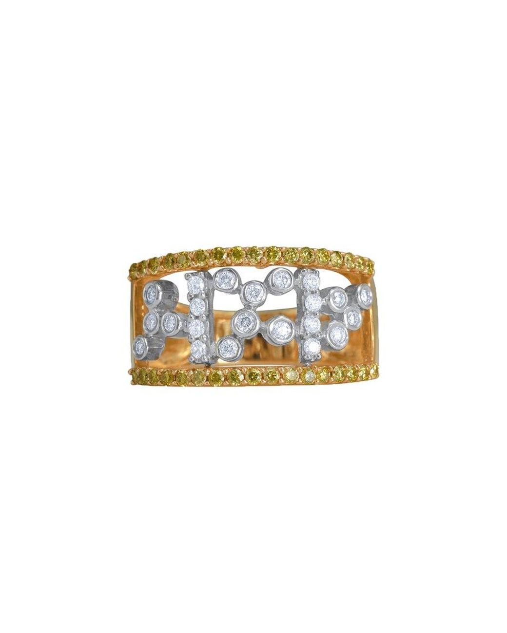 Diana M White Fine Jewelry 14k 0.78 Ct. Tw. Diamond Half-eternity Ring