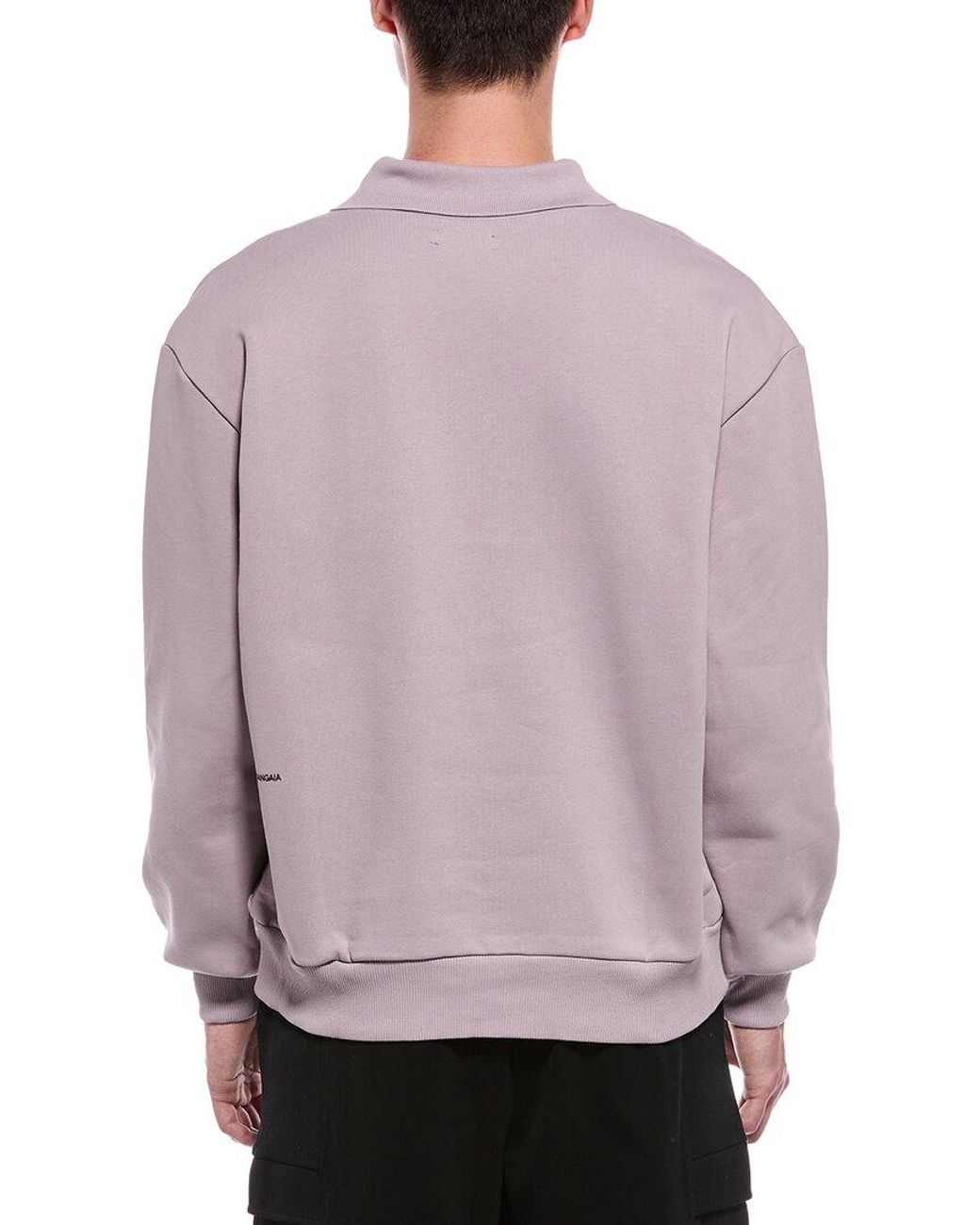 PANGAIA Purple Polo Sweatshirt for men