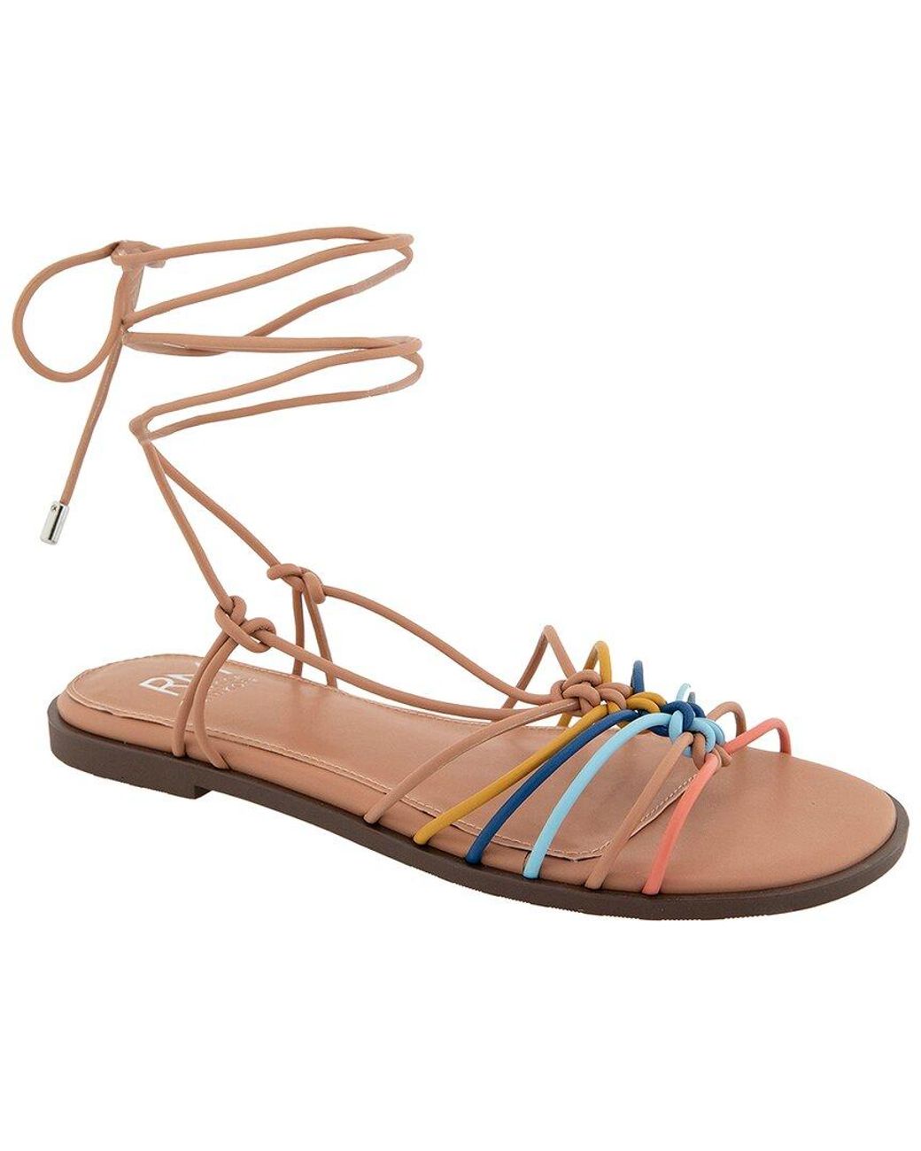 Rebecca Minkoff Pink Caroline Flat Sandal