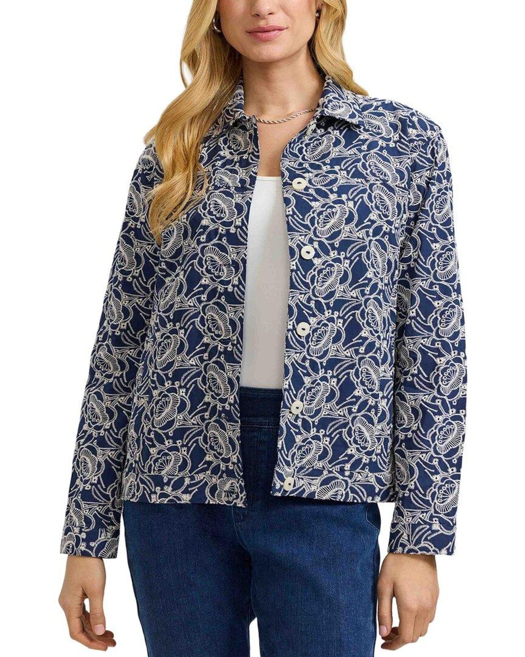 Foxcroft Blue Thelma Jacket