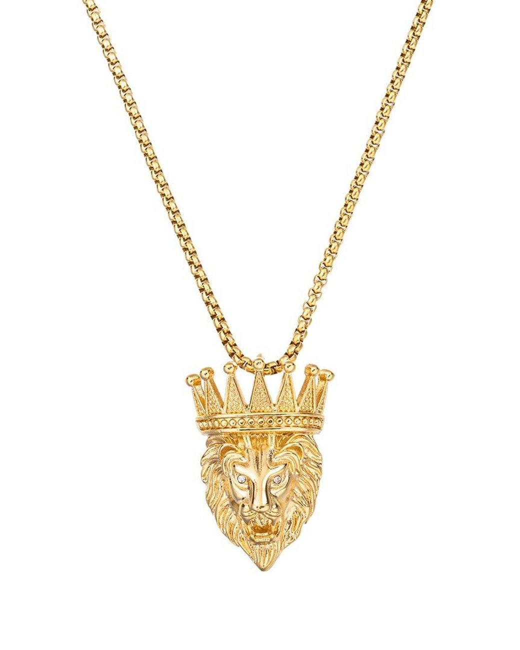 Eye Candy LA Metallic The Bold Collection Titanium Cz Arthur Necklace
