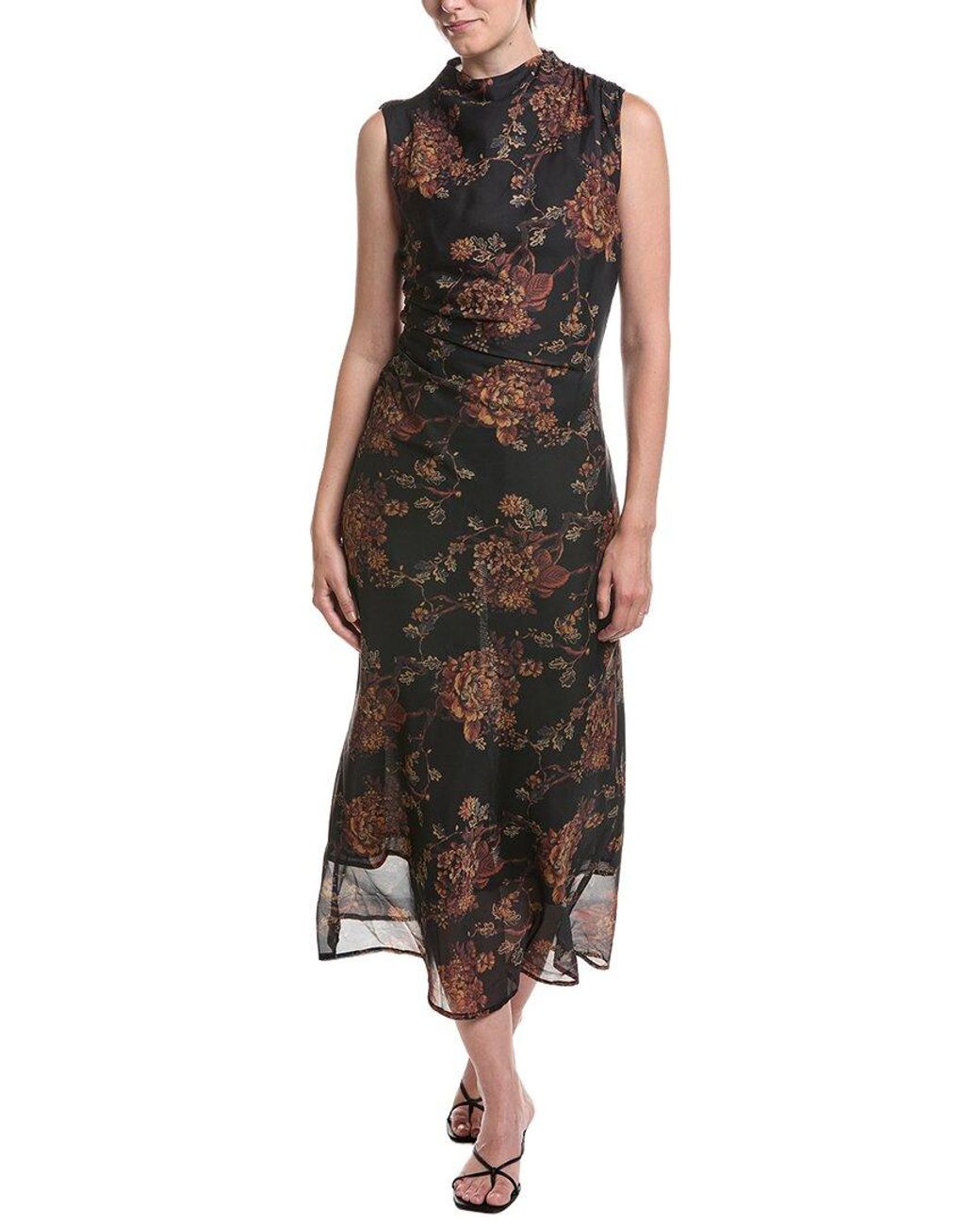 Moonsea Brown Maxi Dress