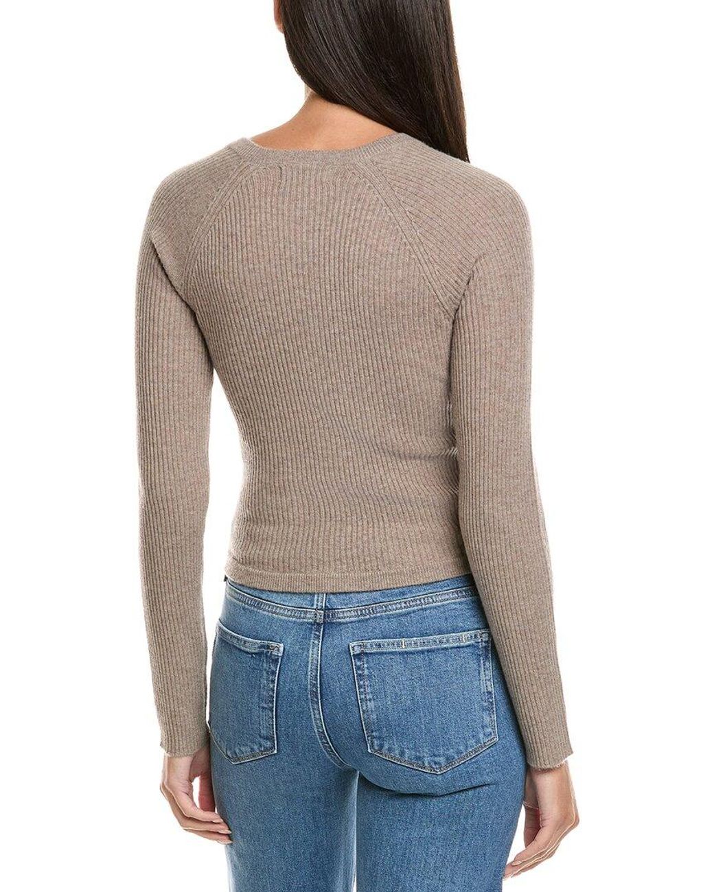 NAADAM Blue Wool & Cashmere-Blend Cardigan