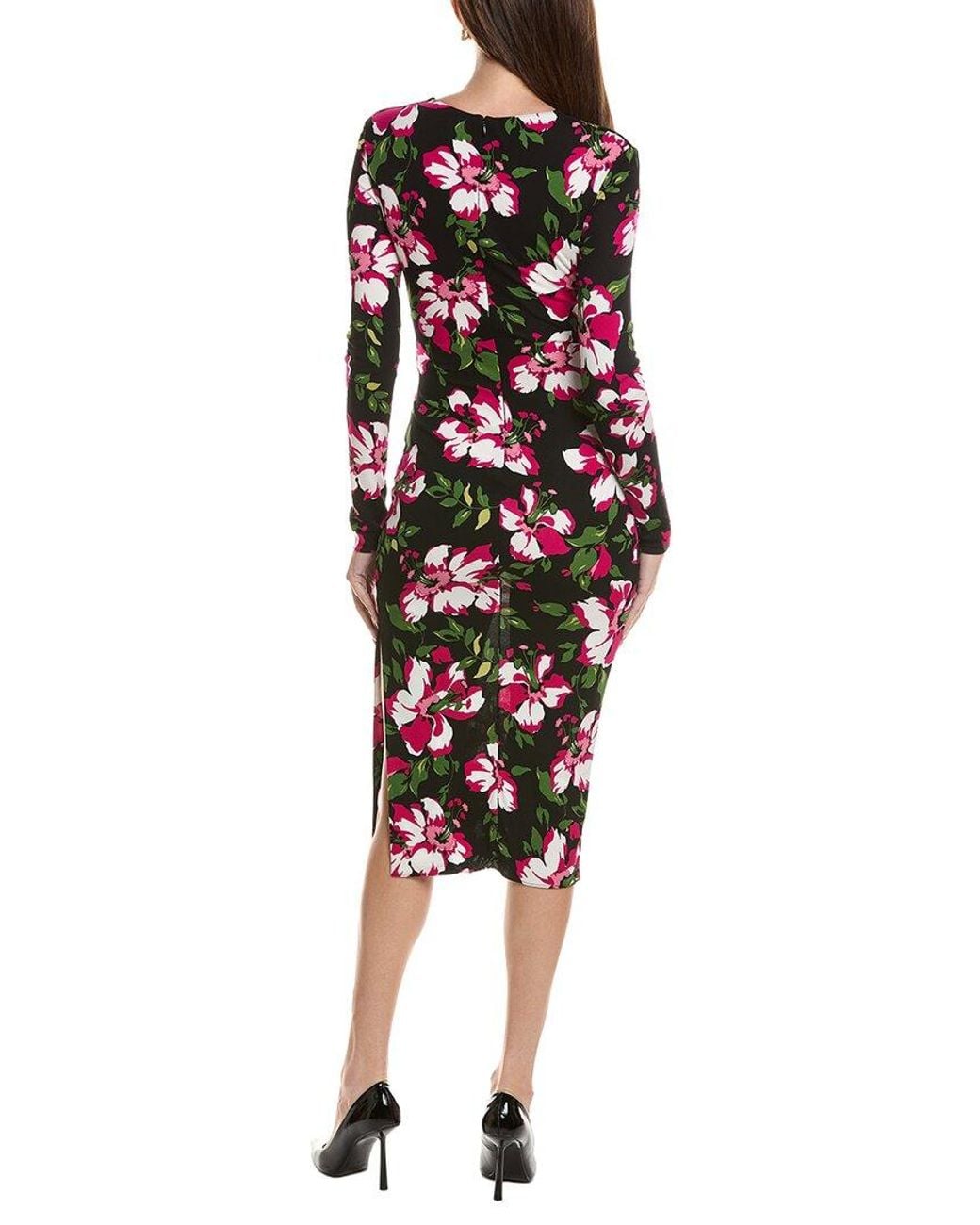 Tom Ford Red Floral Midi Dress