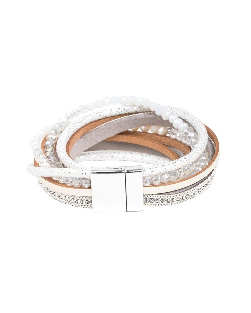 Saachi White Pearl Bracelet