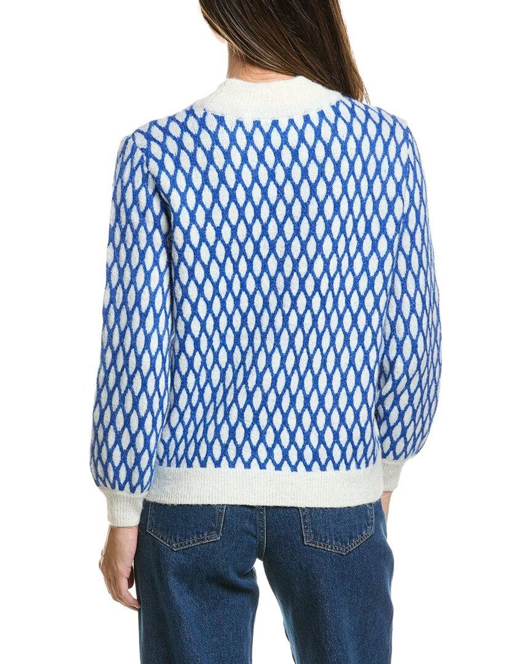 Ichi Blue Kamara Alpaca-Blend Sweater