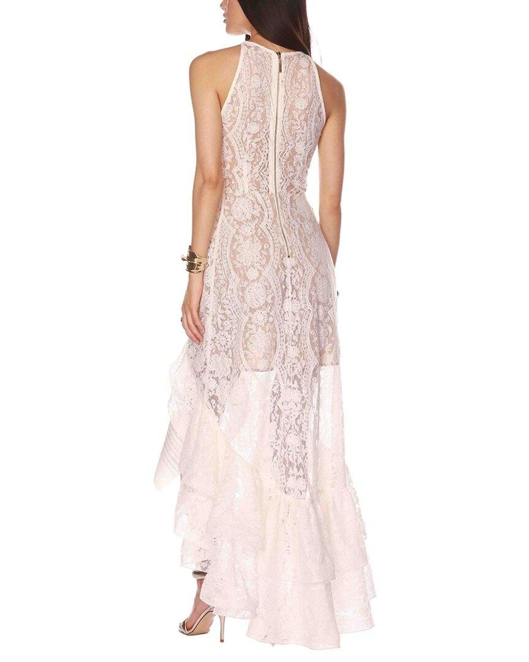 Bronx and Banco Pink Sicilia Ruffle Dress