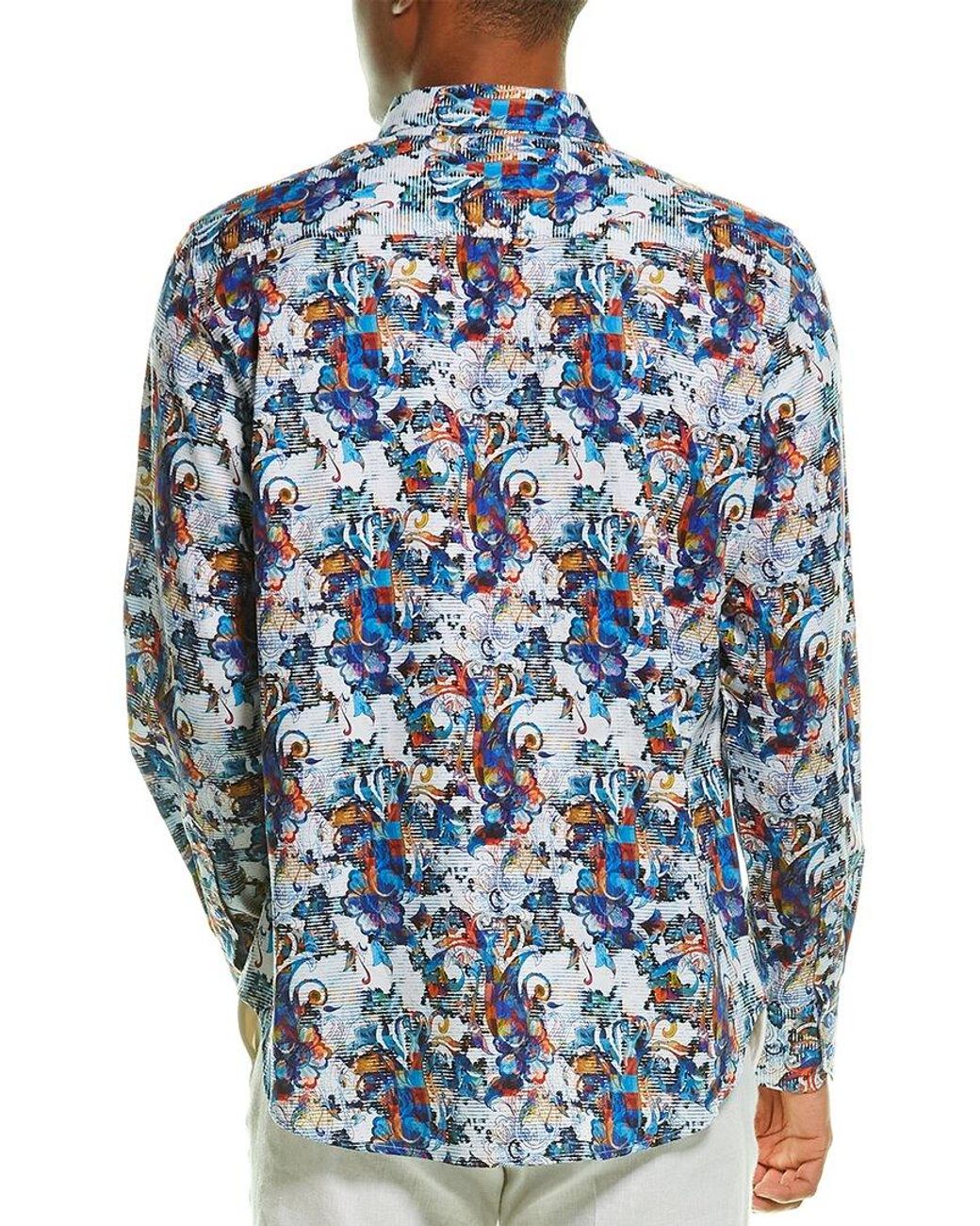 Robert Graham Cotton Cotherston Classic-fit Floral Shirt in Blue for Men Mens Shirts Robert Graham Shirts 