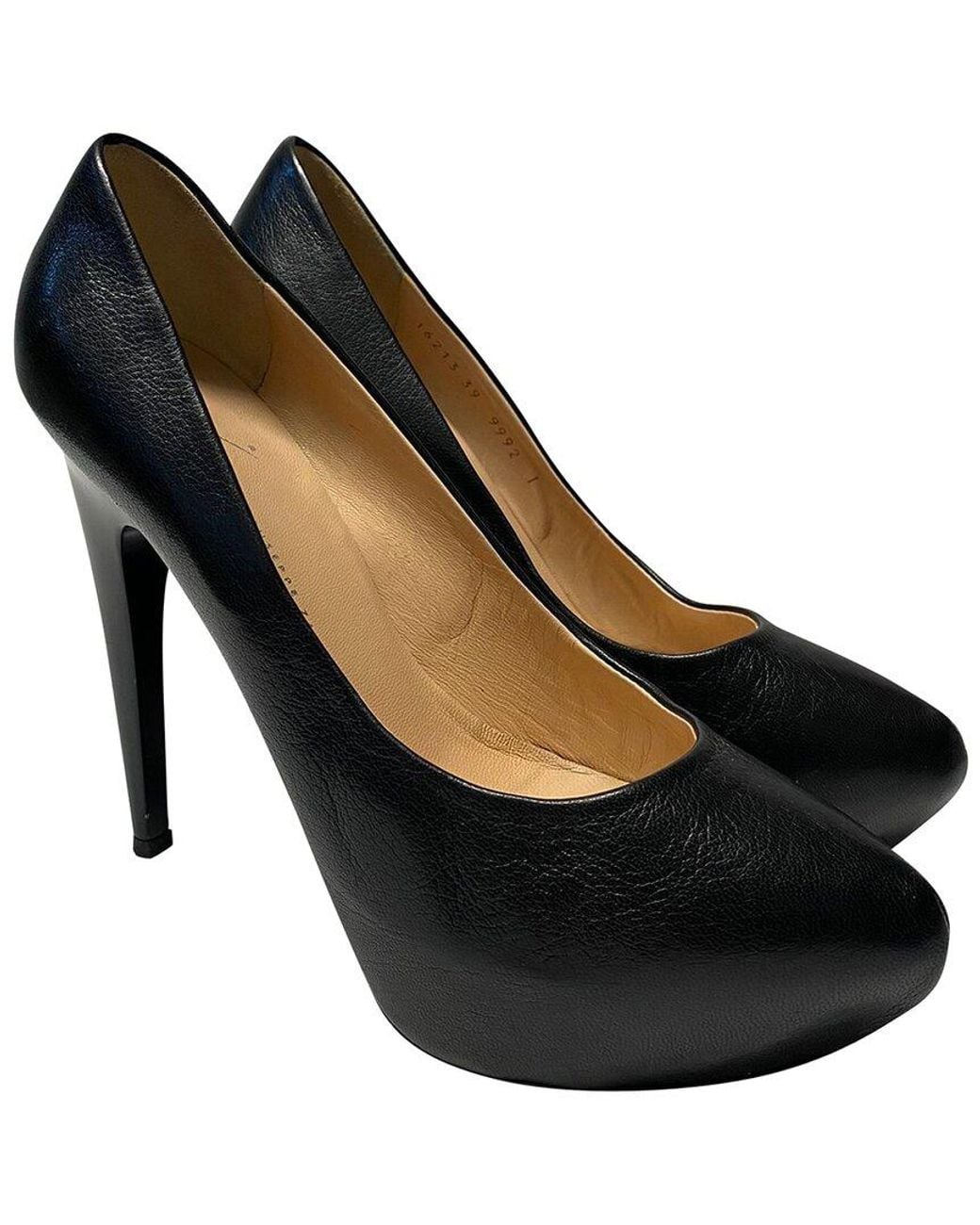 Giuseppe Zanotti Black Leather Platform Pump (Authentic Pre-Loved)