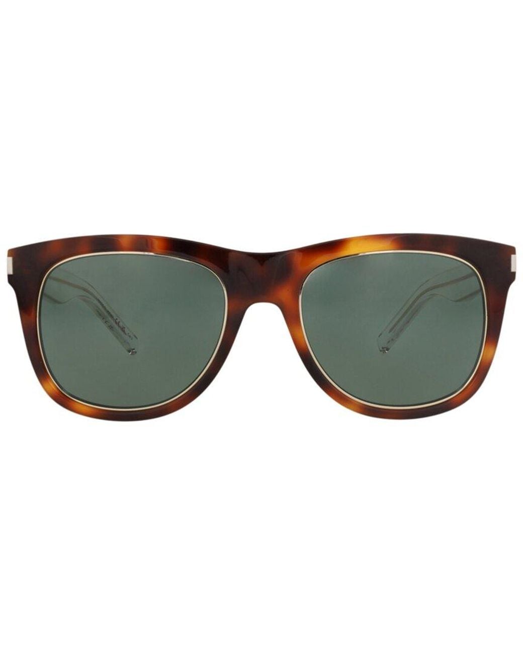 Saint Laurent Black Sl51Overri 56Mm Sunglasses