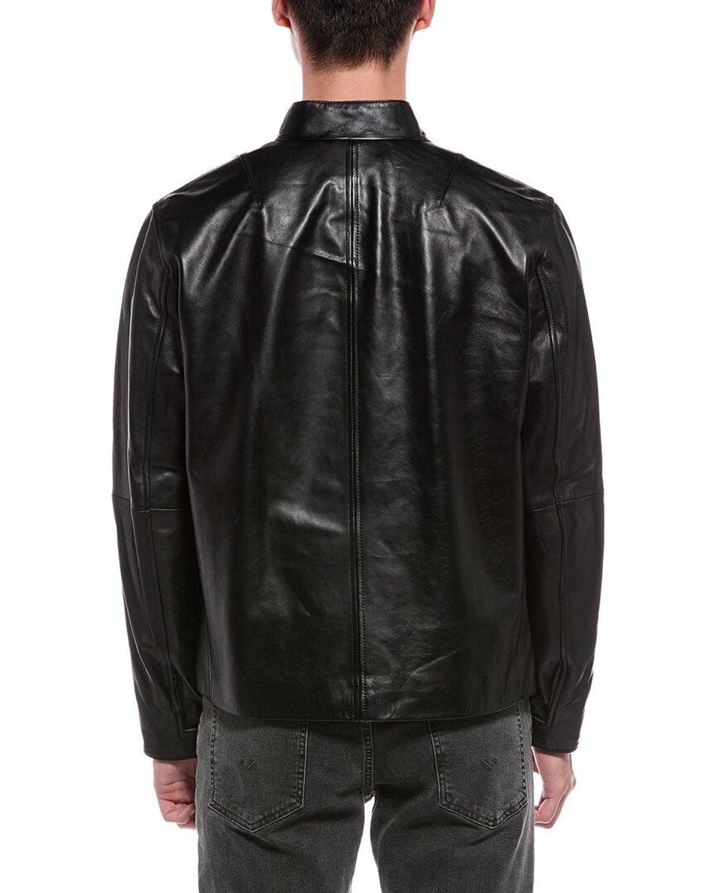 Rag & Bone Black Leather Archie Jacket for men
