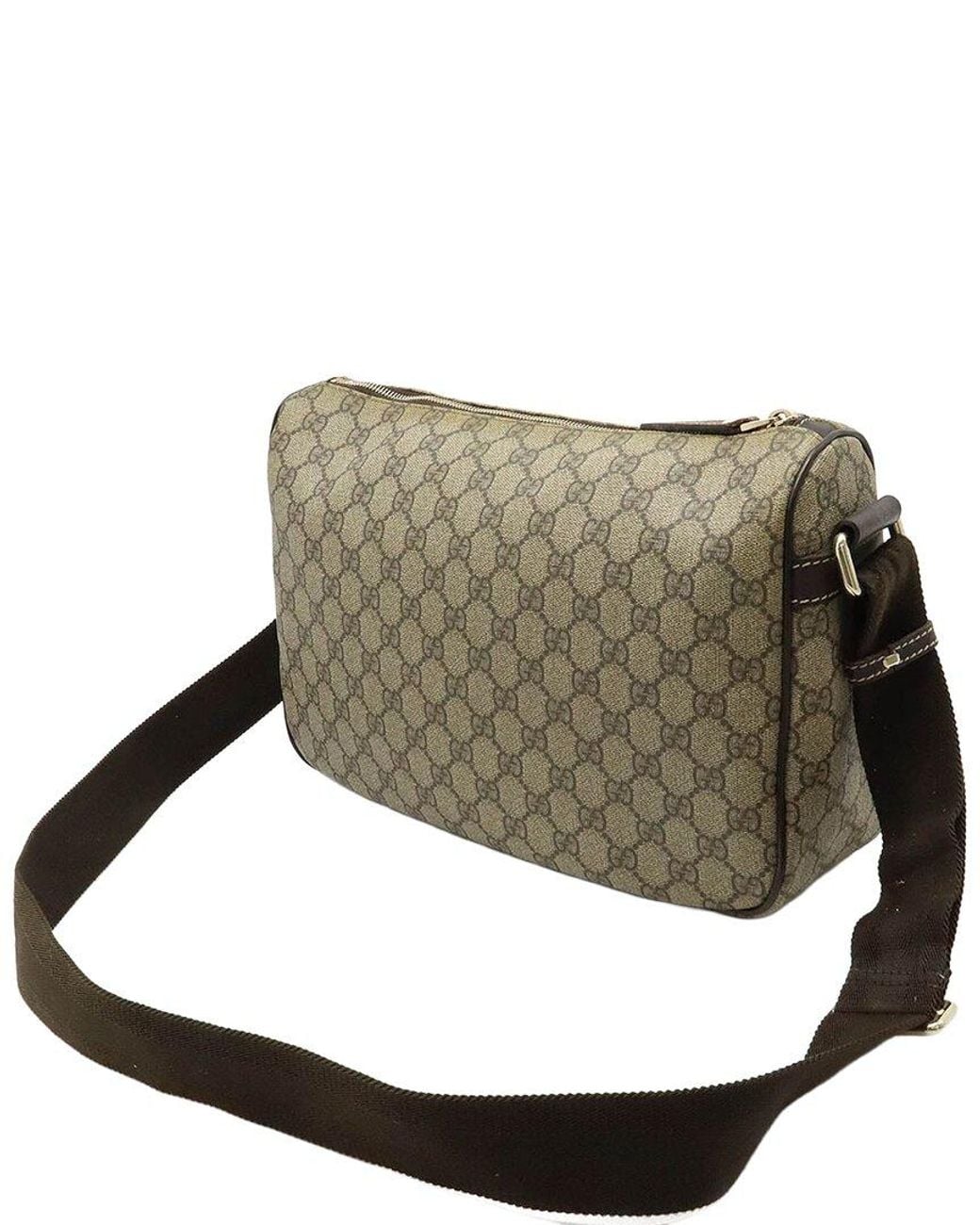 Gucci Black Gg Supreme Canvas Gg Plus Shoulder Bag (Authentic Pre-Loved)
