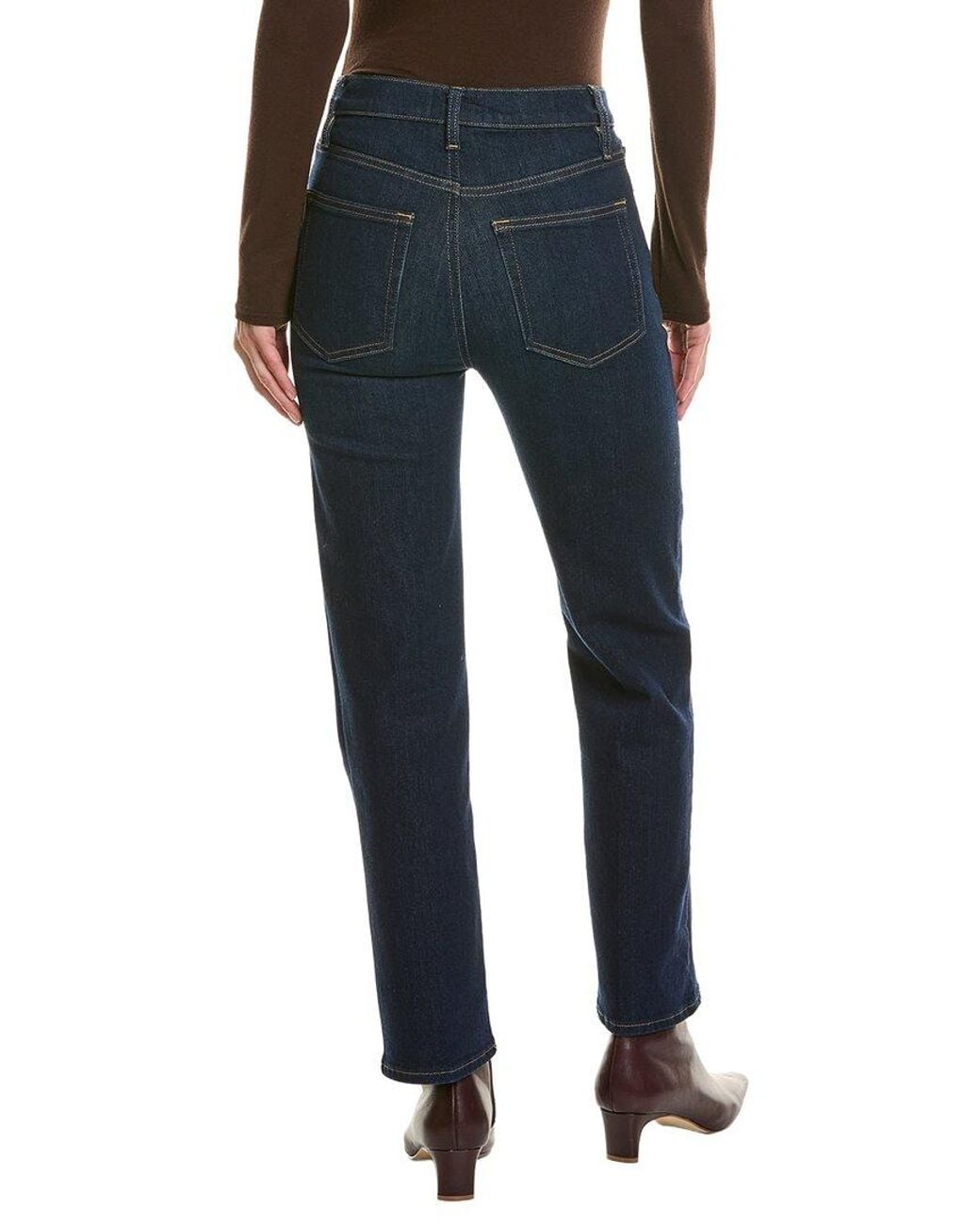 FRAME Blue Le Sleek Fairway Straight Jean
