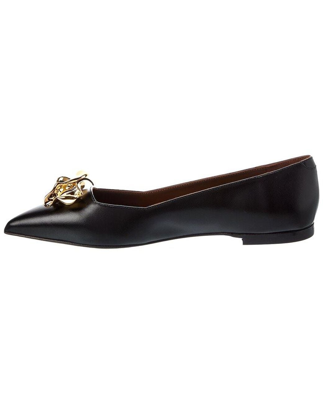Giuseppe Zanotti Brown Lucrezia Leather Flat