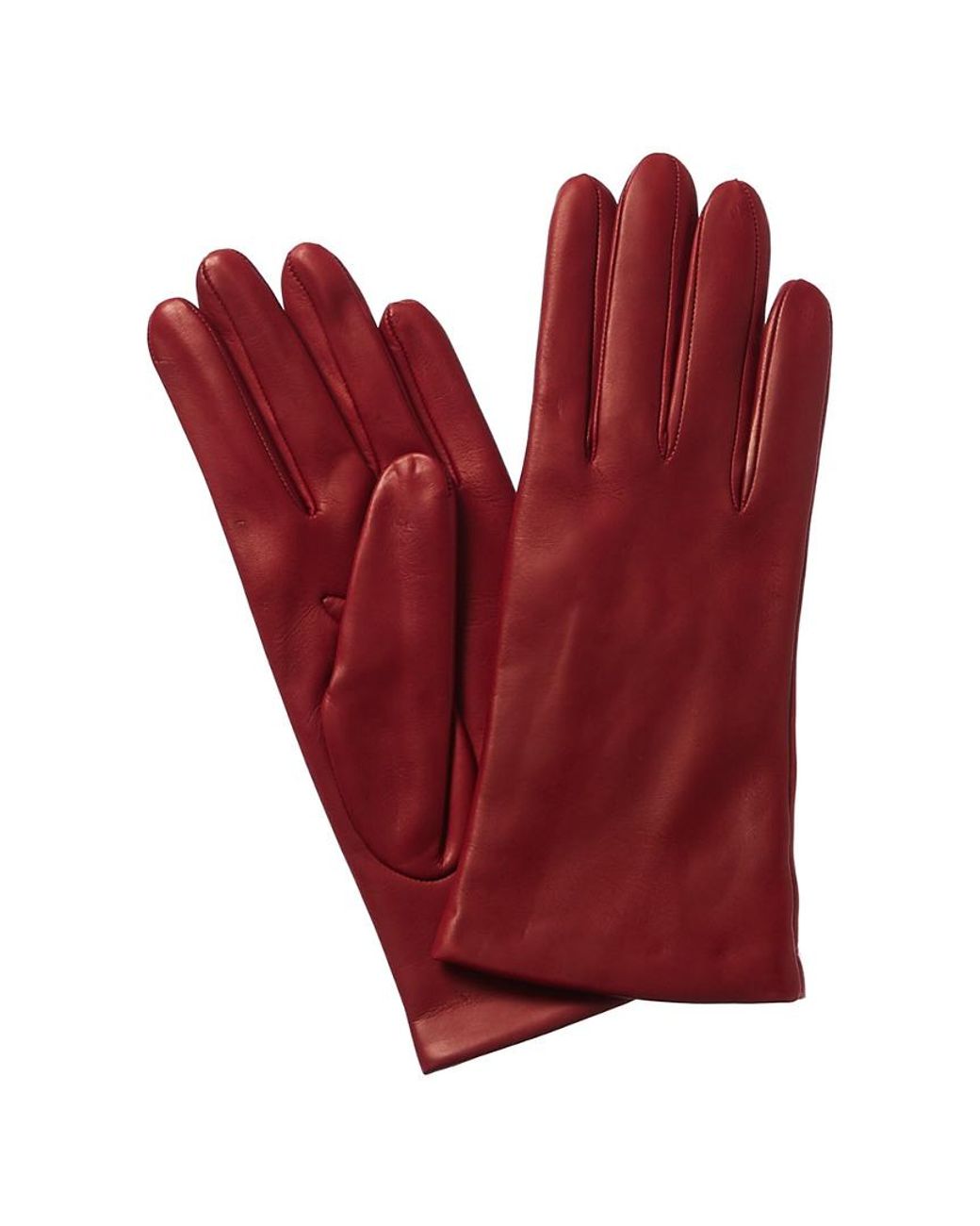 Portolano Leather Gloves in Red Lyst