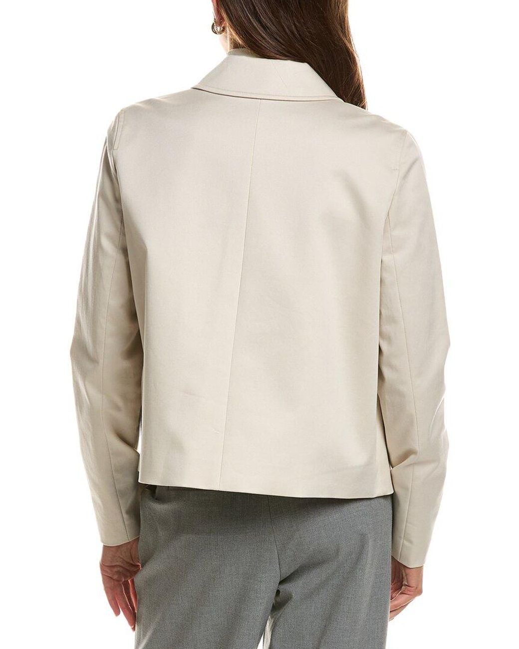 Theory Natural Crop Cape Jacket