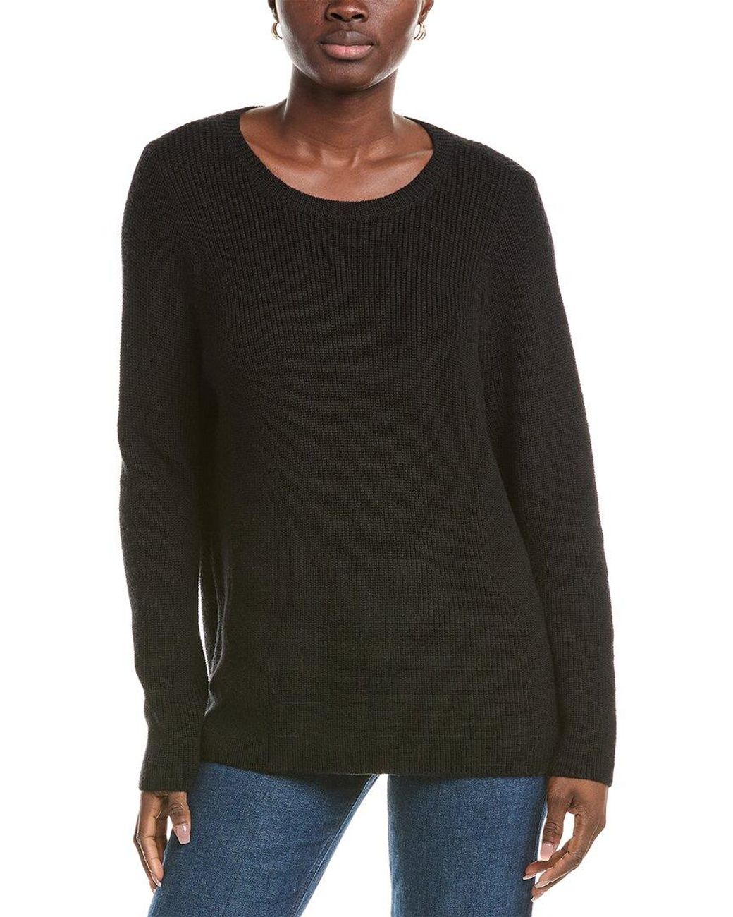 Eileen Fisher Black Wool Pullover