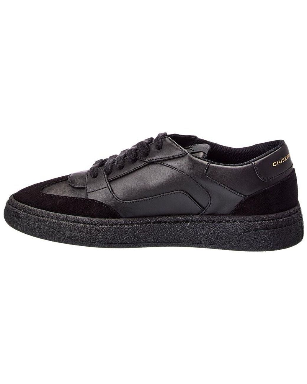 Giuseppe Zanotti Black Gz/94 Suede & Leather Sneaker for men