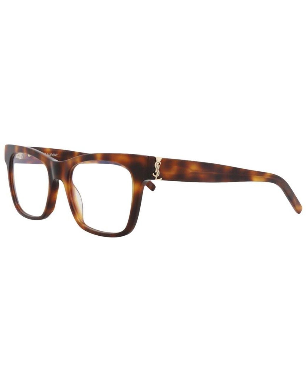 Saint Laurent Brown 52Mm Optical Frames