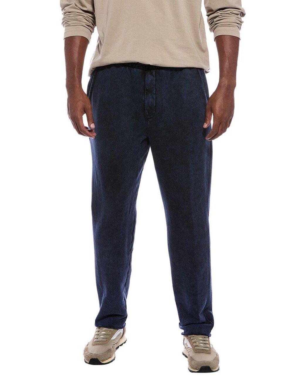 ATM Blue French Terry Pigment Wash Pant for men