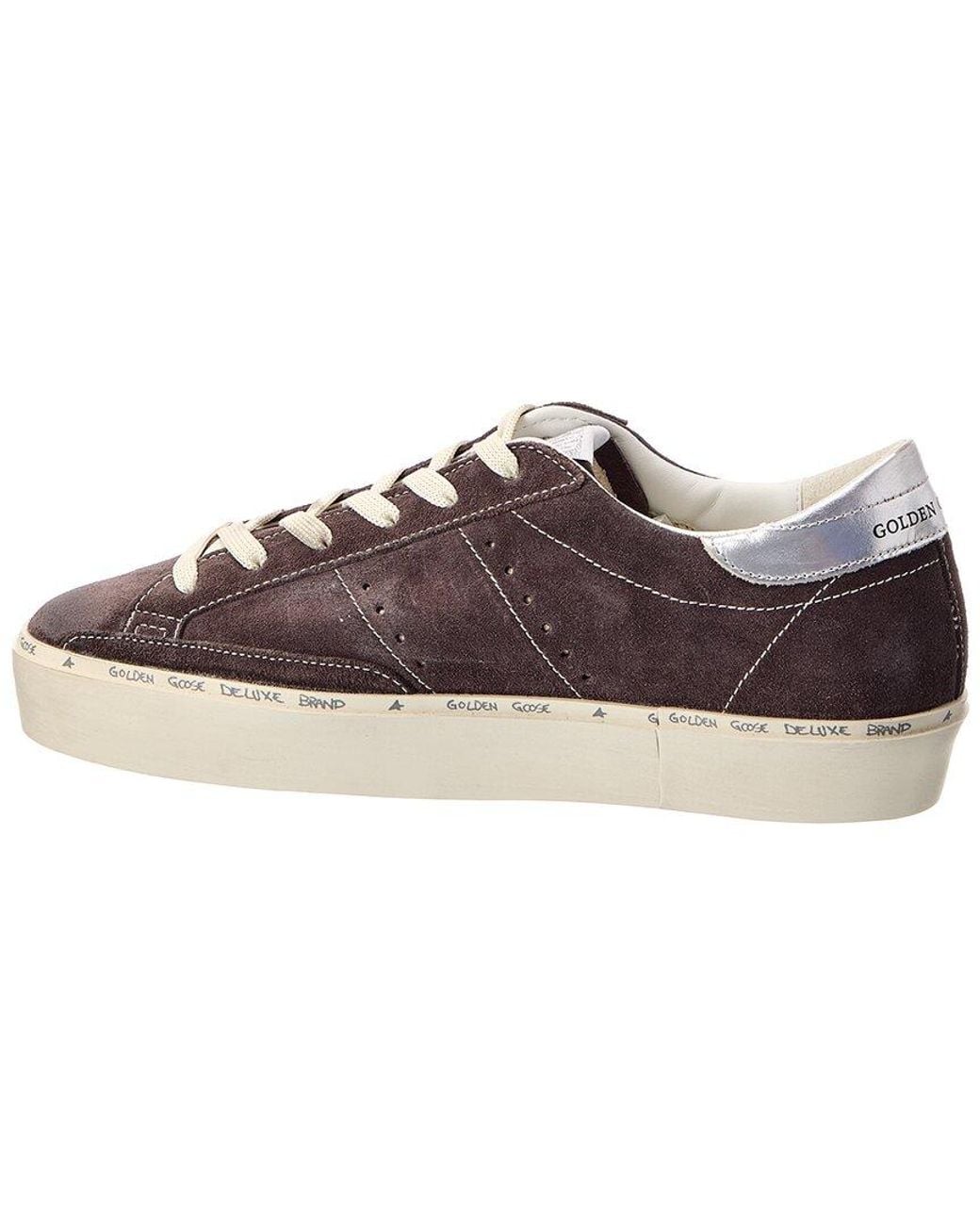 Golden Goose Deluxe Brand Brown Hi Star Suede Sneaker