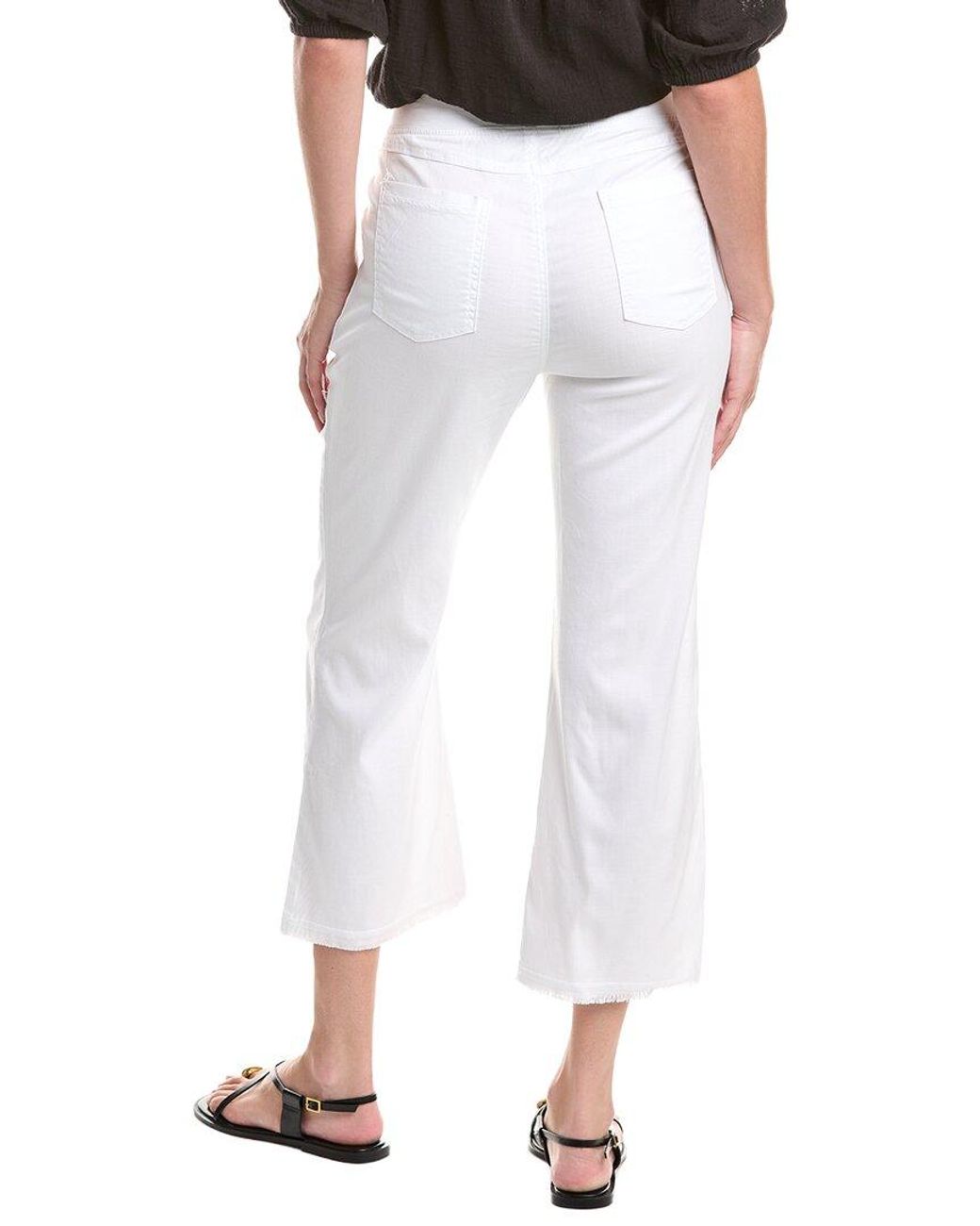 XCVI White Lorilei Twill Pant