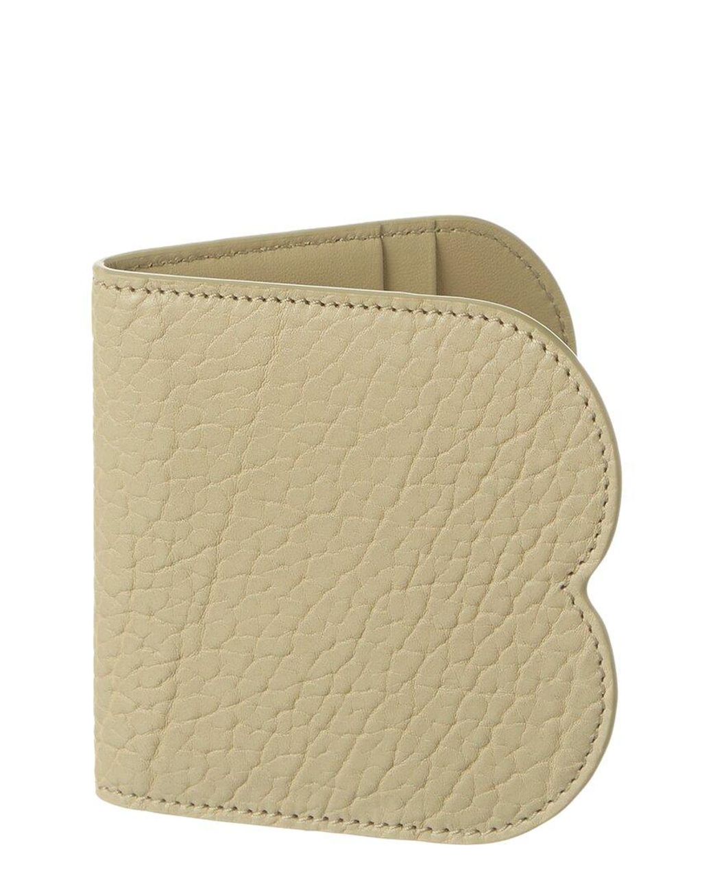 Burberry Natural Chess Leather Card Holder