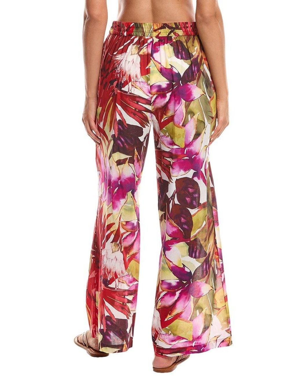 Natori Red Rainforest Pant
