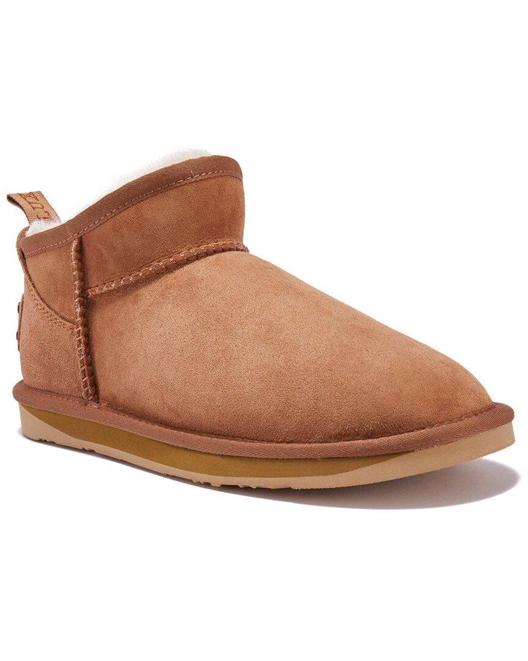Australia Luxe Brown Cosy Ultra Short Sheepskin Boot