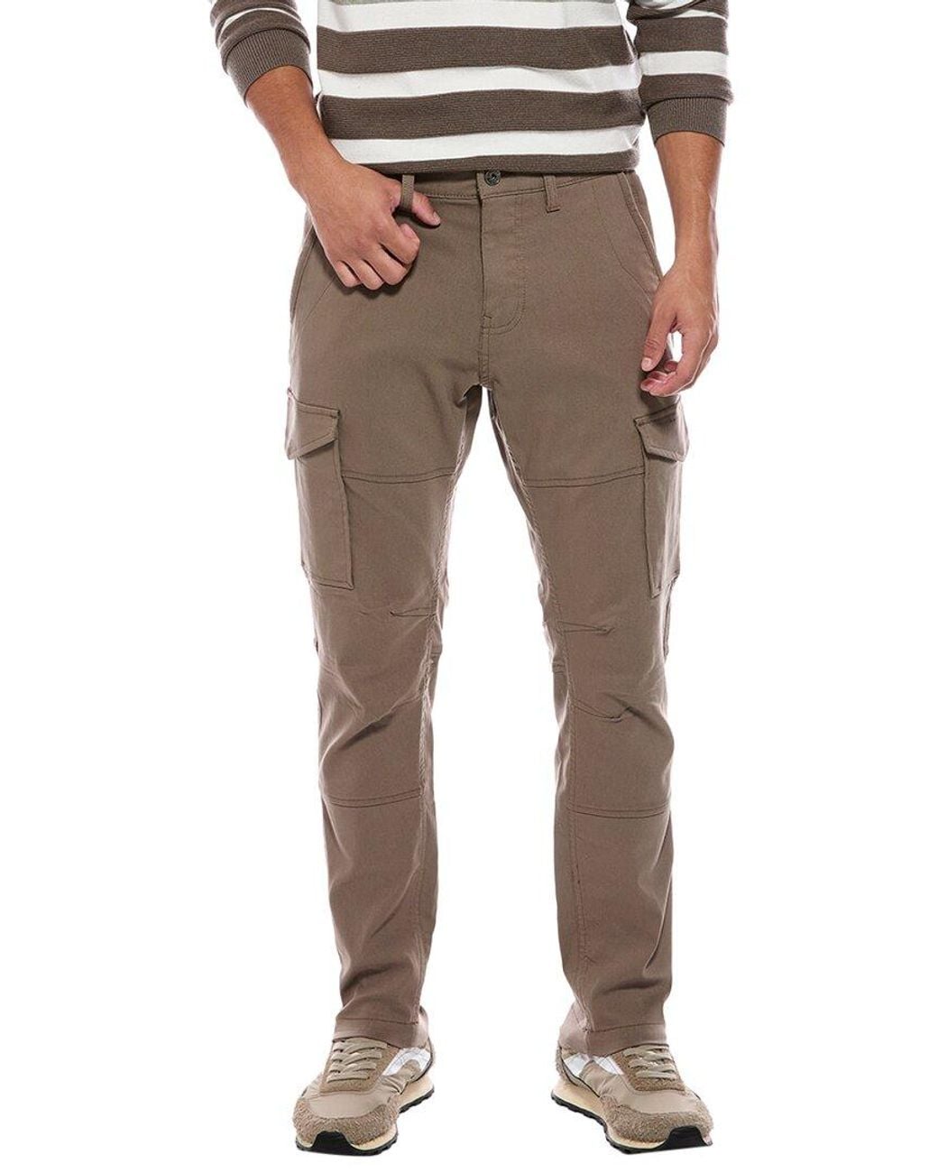 Point Zero Gray Super Flex Cargo Pant for men