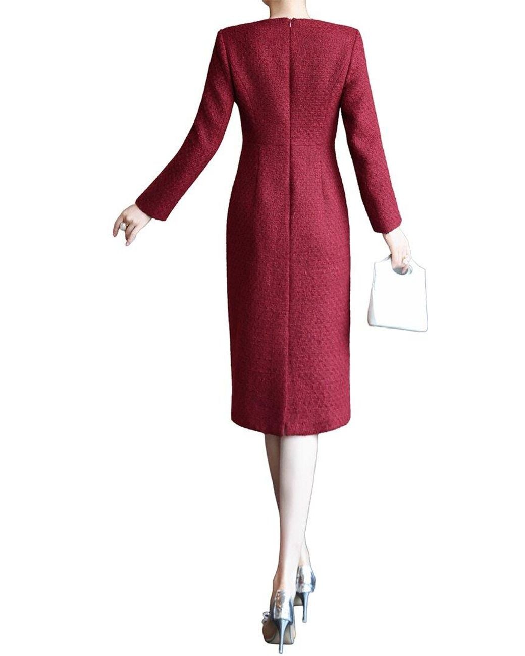 BRC By BURRYCO Red Midi Dress