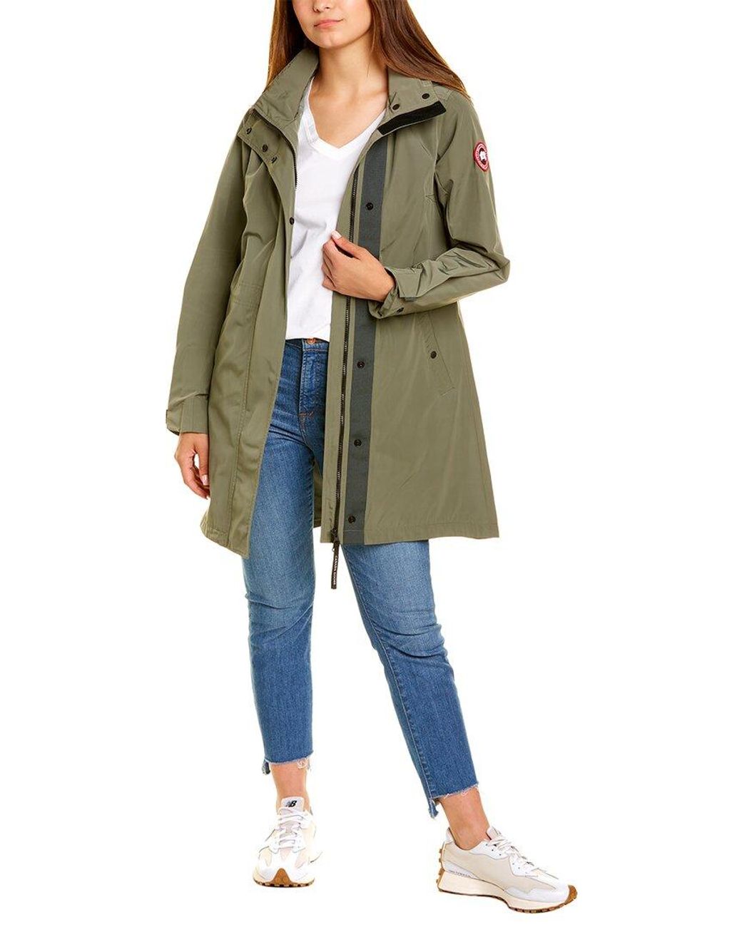 Canada Goose Belcarra Hooded Jacket in Green | Lyst