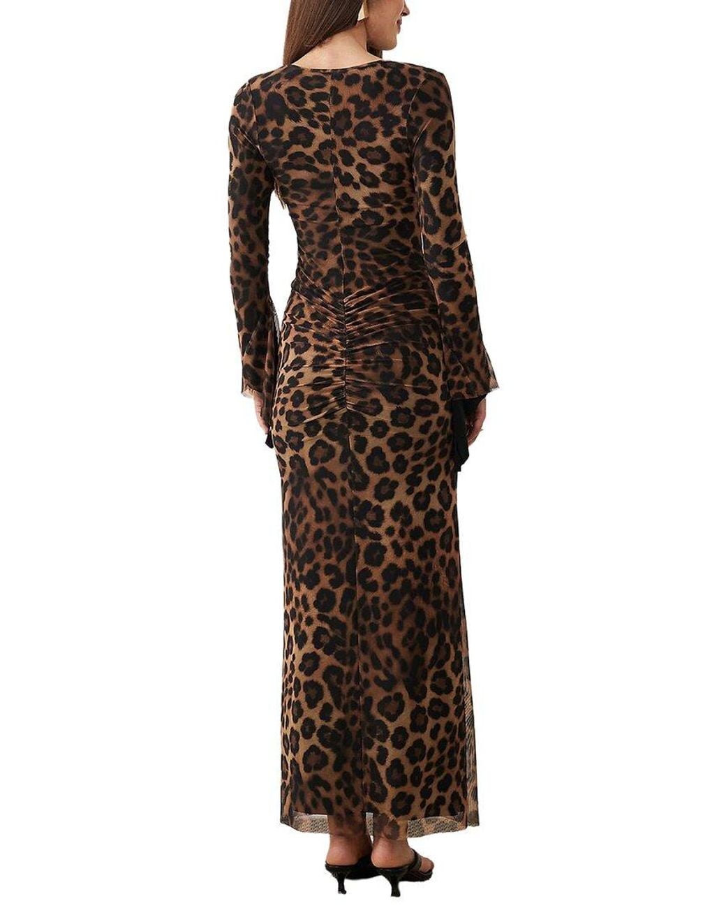 Tedora Brown Maxi Dress
