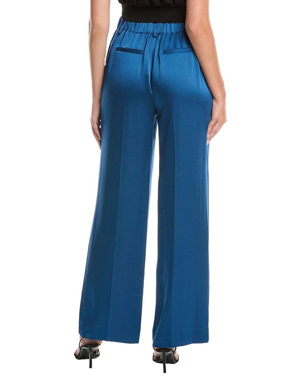 Jonathan Simkhai Blue Tavar Pant