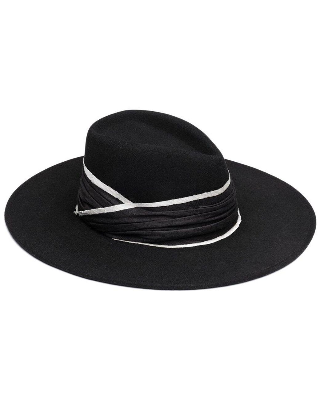 Eugenia Kim Black Harlowe Wool & Silk Hat