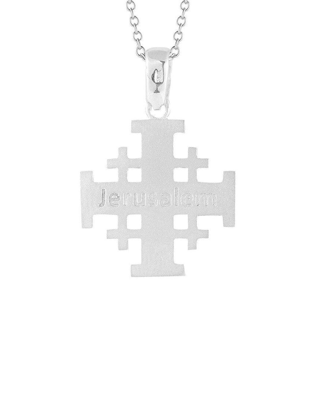Reiss White 14K Cross Necklace